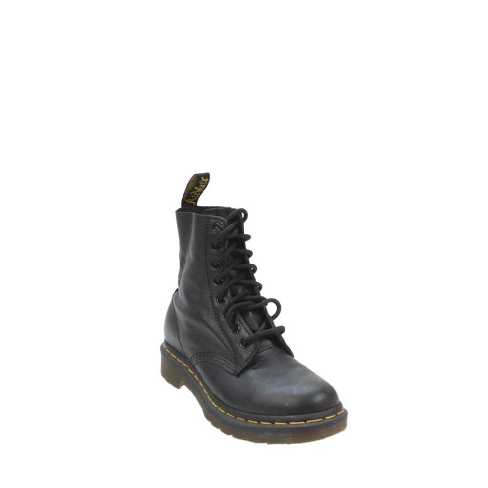 Dr. Martens Womens Leather High Top Lace Up Combat Boots Shoes Black Size 6